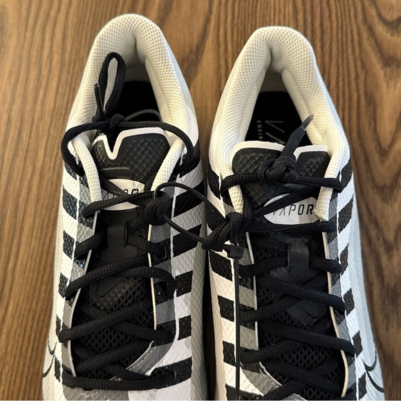 Size 10.5 Nike Vapor Edge Speed 360 Football Cleats White Photon Dust DQ5110-100 - Picture 5 of 7